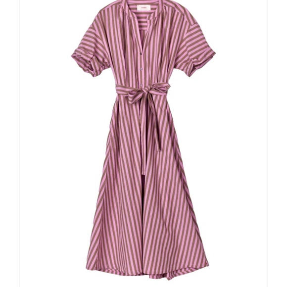 XirenaLiora Dress in Fig Stripe NWOT